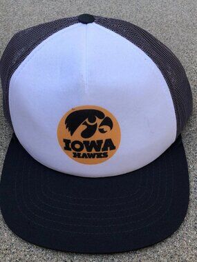 RICHARDSON University of Iowa Hawkeyes Trucker Hat Men's White Black Cap
